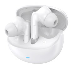 CELEBRAT earphones με θήκη φόρτισης W80, True Wireless, 13mm, 30/230mAh, λευκά