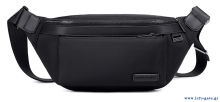 ARCTIC HUNTER τσάντα Crossbody XB00837, 3.5L, μαύρη
